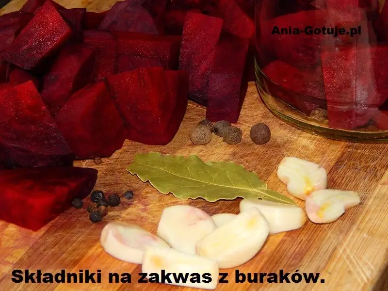 Składniki na zakwas buraczany