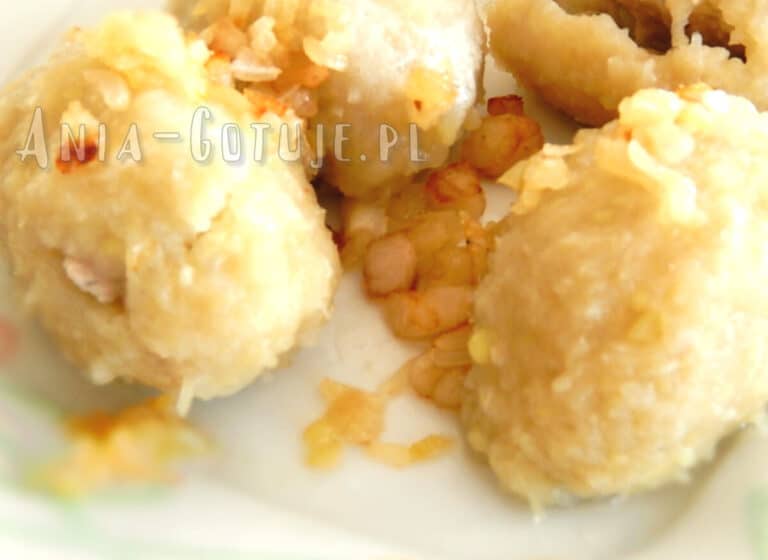 prawdziwe pyzy ziemniaczane z mięsem