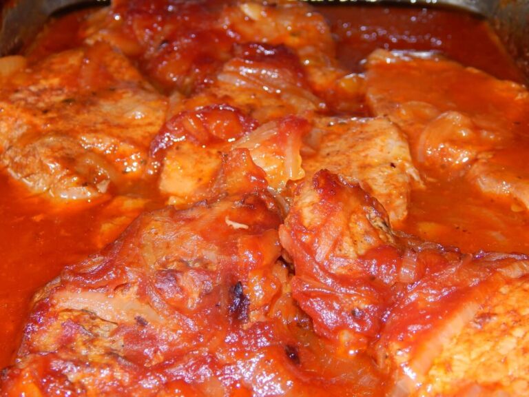 schab pieczone w sosie słodko kwaśnym