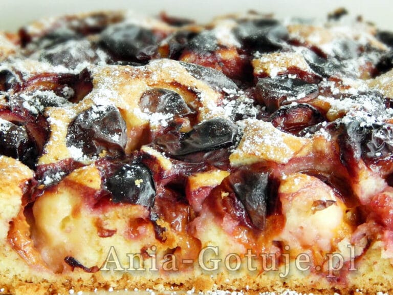ciasto ze śliwkami