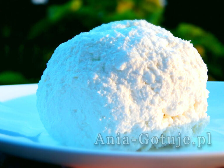 domowy twaróg z koziego sera