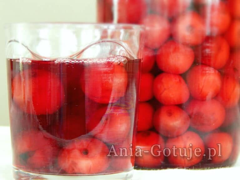 kompot z wiśni bez drylowania do słoików na zimę