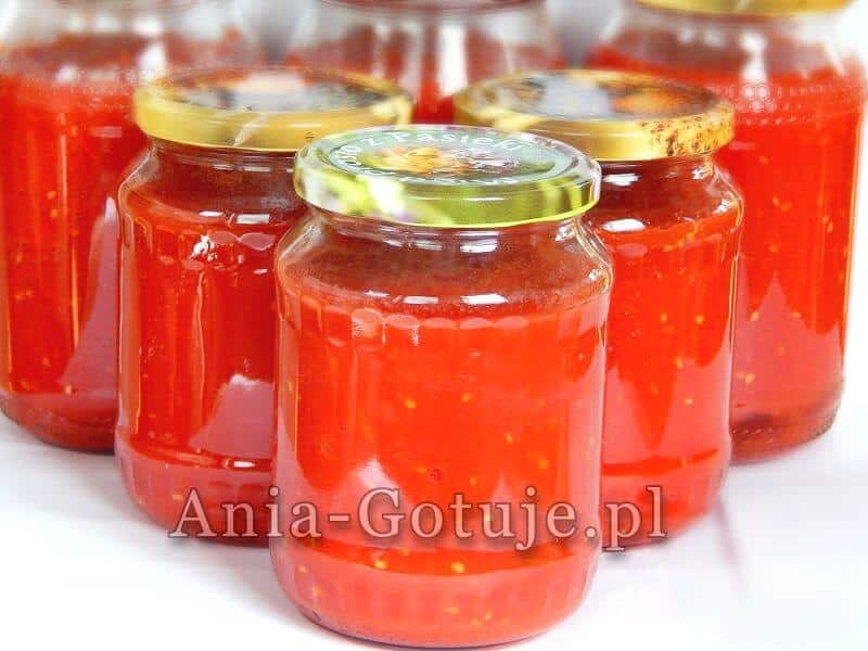przecier pomidorowy na zimę