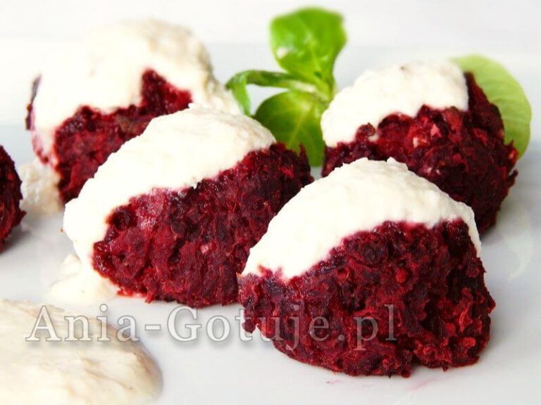 pieczone kotlety z buraka