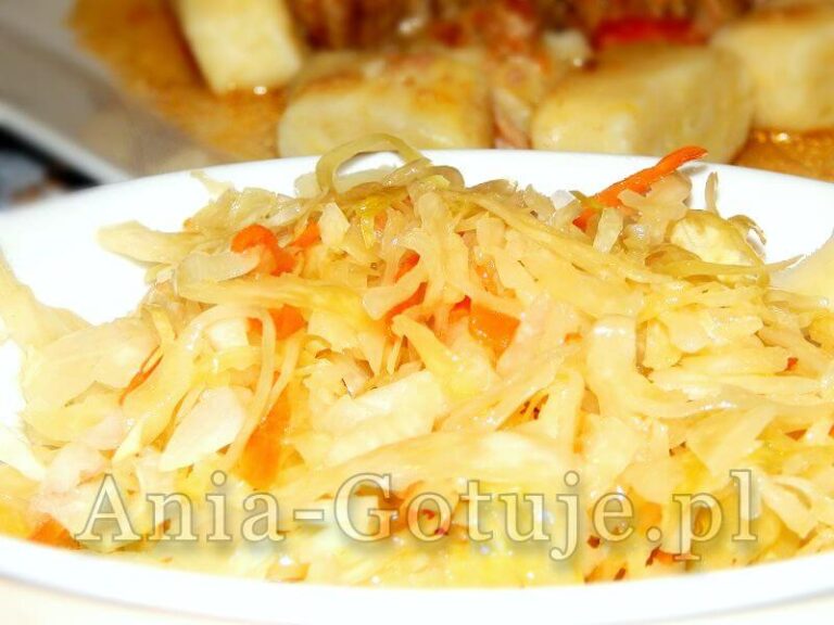 surówka z kapusty kiszonej