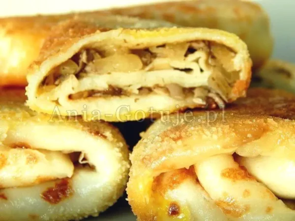 Krokiety z kapustą i grzybami