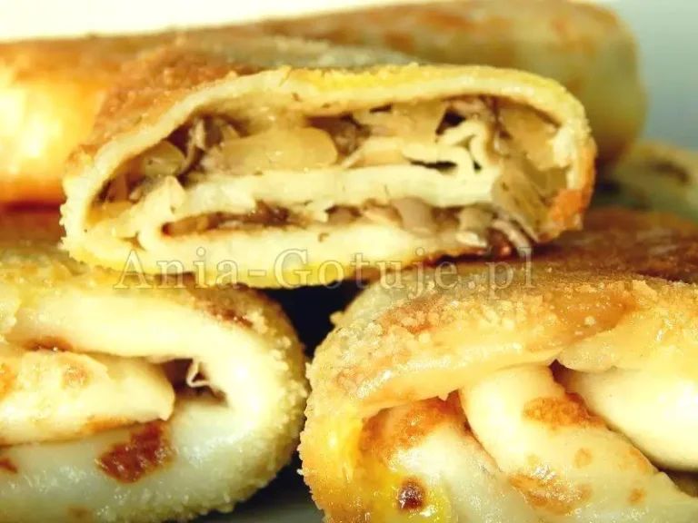 Krokiety z kapustą i grzybami