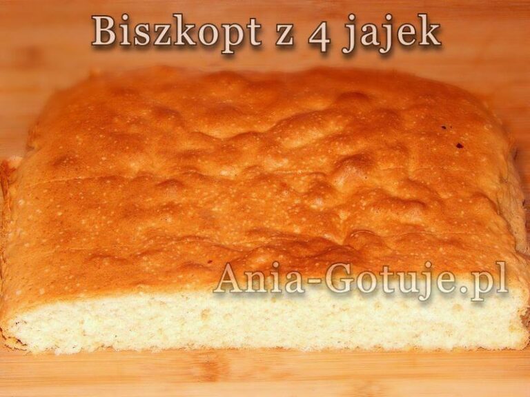 biszkopt z 4 jajek