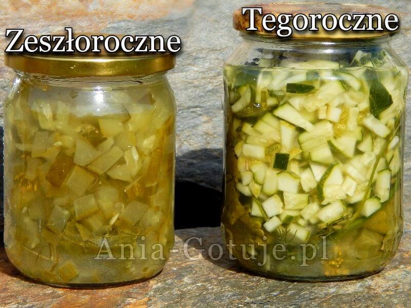 ogórki kiszone pokrojone w kostkę do sałatek