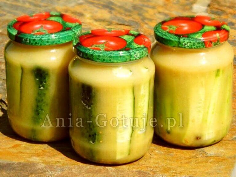 ogórki w musztardzie