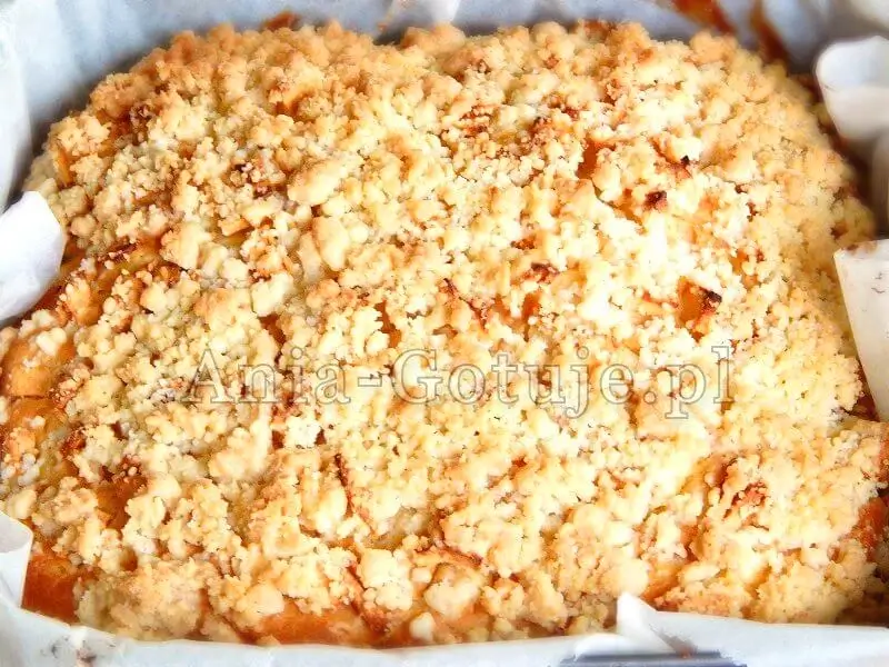 ciasto widelcem mieszane zaraz po upieczeniu