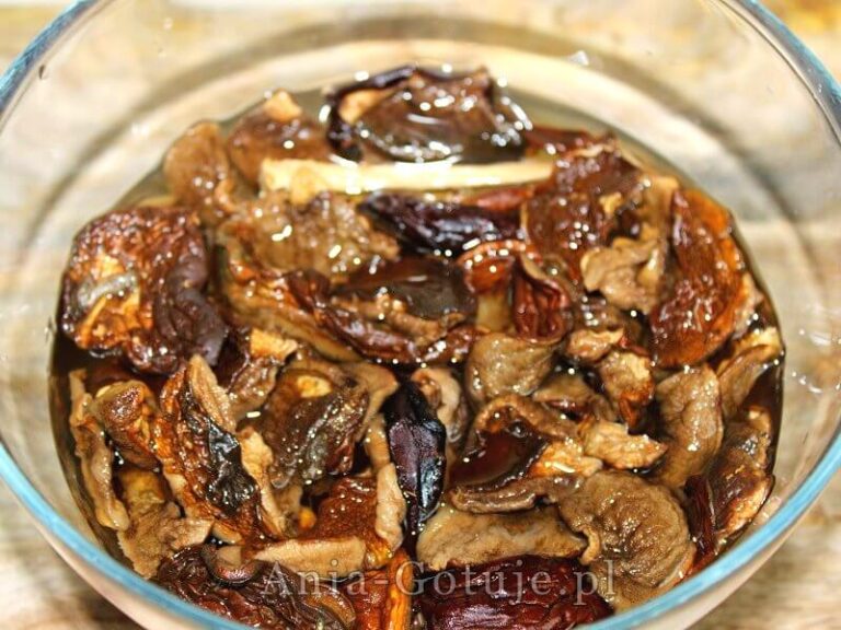 moczenie grzybów