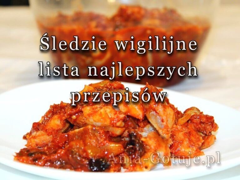 śledzie wigilijne