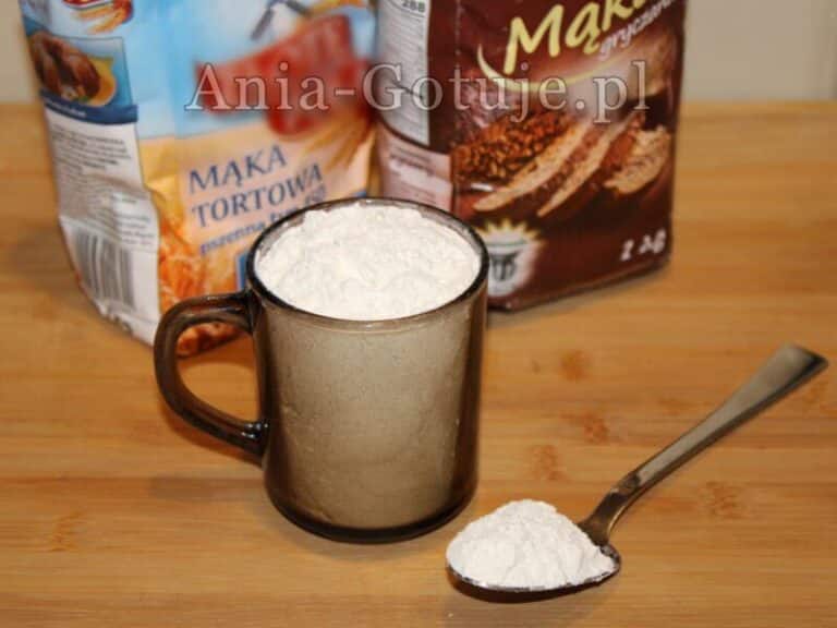 szklanka mąki ile to gram