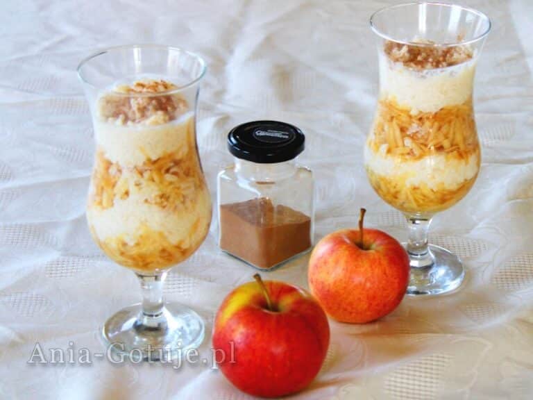 ryż na mleku z jabłkami