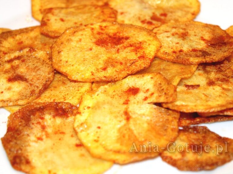 domowe chipsy smażone na oleju