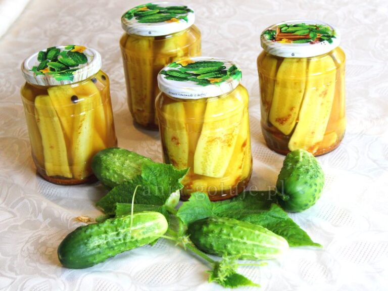 kanapkowe ogórki w curry