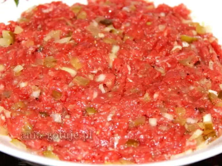 prawdziwy tatar wołowy