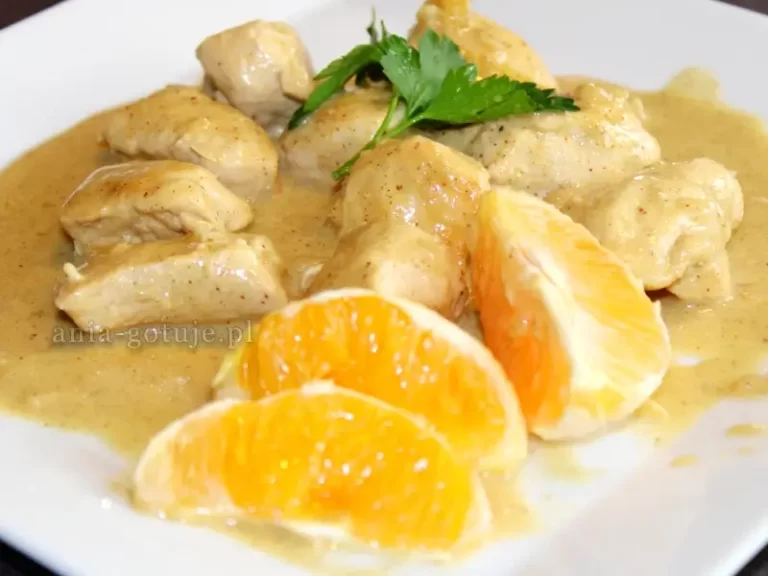 kurczak w sosie śmietanowo musztardowym
