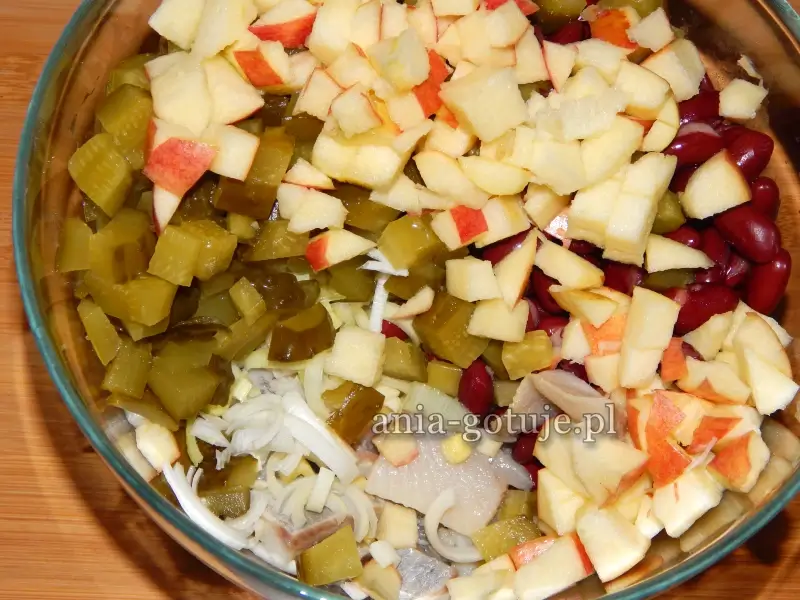 składniki na sałatkę