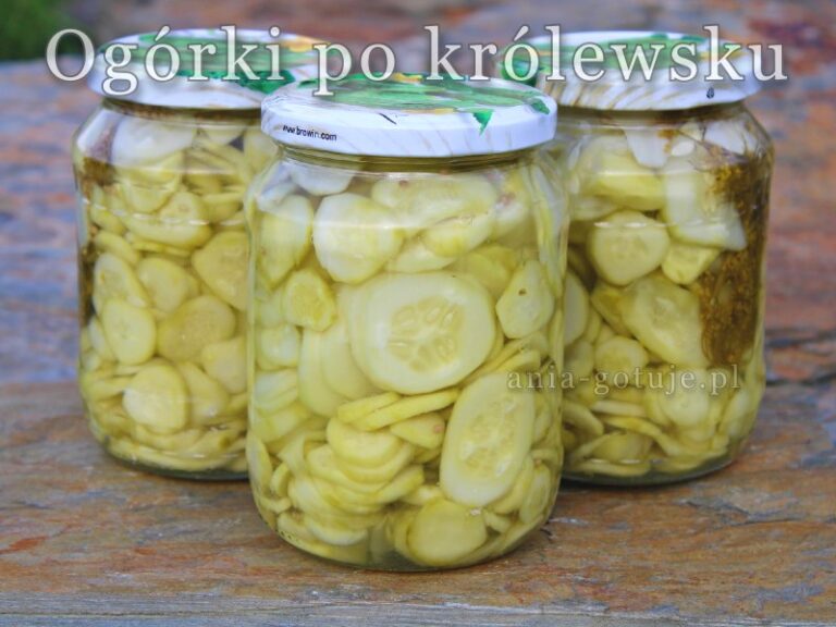 ogórki po królewsku