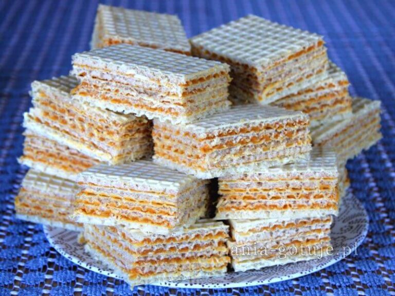 wafle z kajmakiem