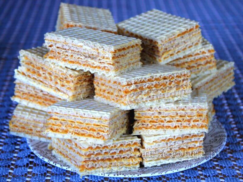 wafle z kajmakiem