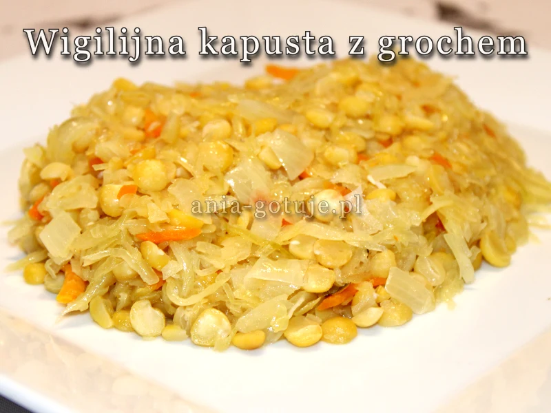 Wigilijna kapusta z grochem