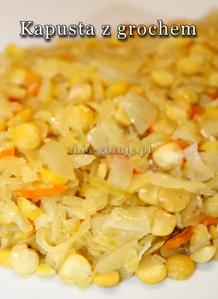 Wigilijna kapusta z grochem