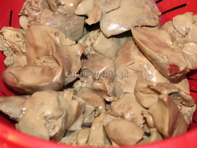odcedzona wątróbka na pasztet