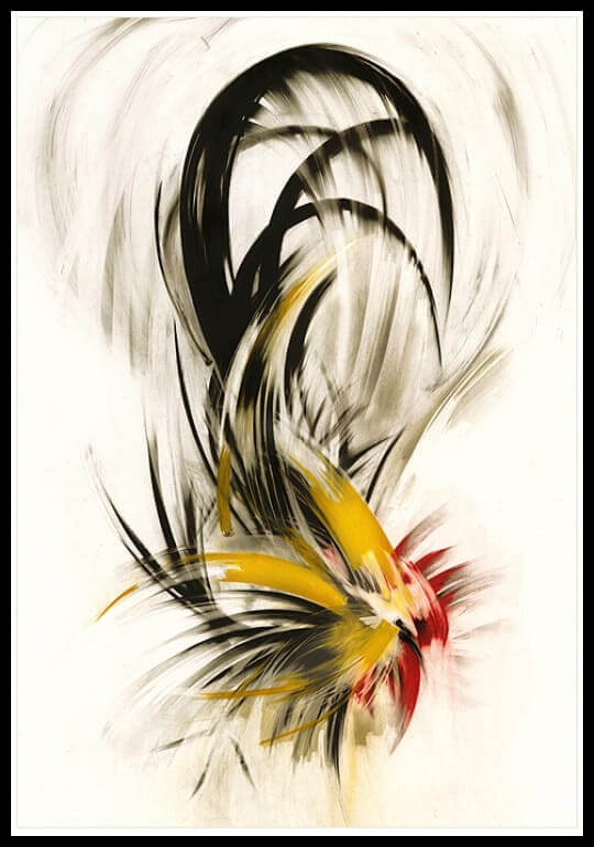 obraz rooster decoration