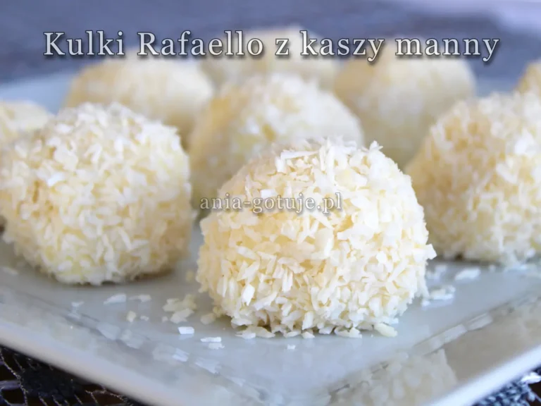 kulki Rafaello z kaszy manny