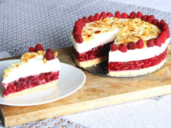 malinowa chmurka bez pieczenia